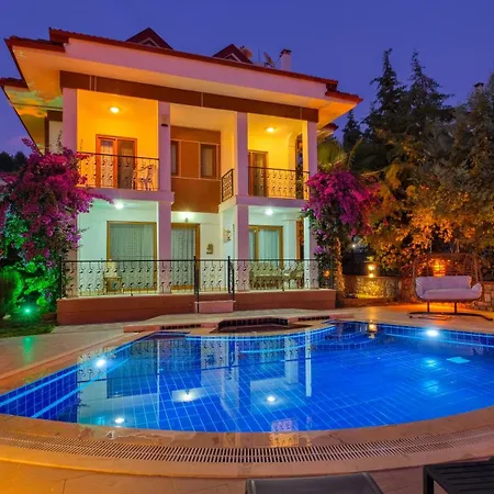 With Private Pool And Fireplace In Fethiye, Oludeniz - Awz 205 Villa *